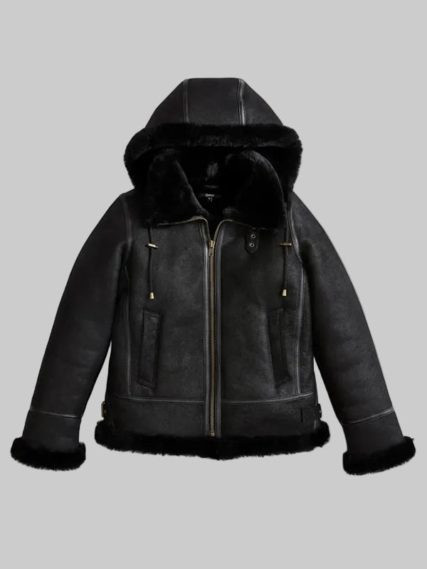 100-Shearling-Cold-Weather-Bomber-Jacket-Black
