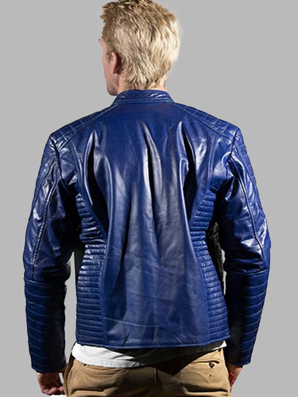 Leather Motorcycle Jacket Men