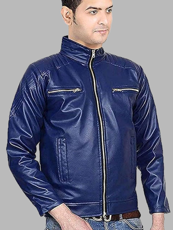 Men's Biker Leather Jacket