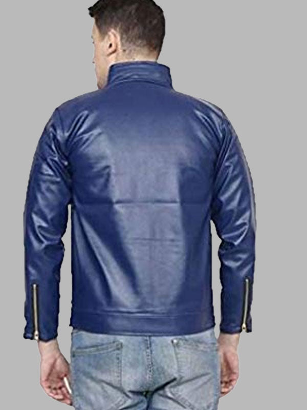 Men's Biker Leather Jacket