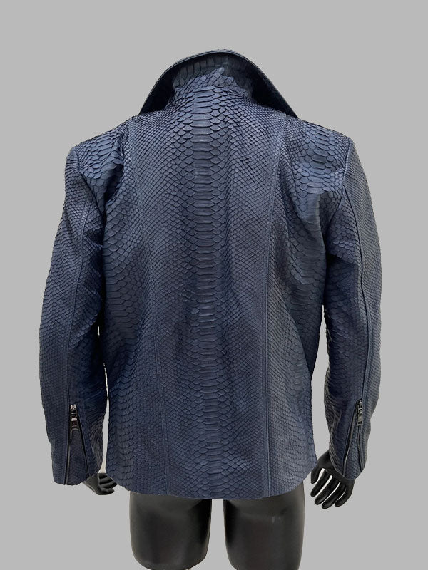 Man's Biker Snakeskin Jacket