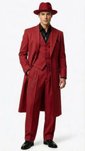 Men’s 1920s Burgundy Zoot Suit