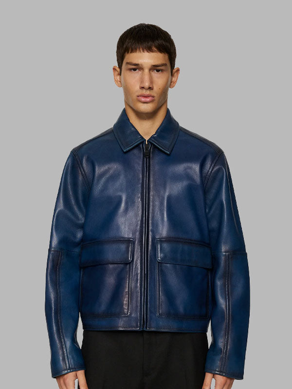 Men Jed Leather Party Jacket