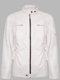 White Leather Jacket