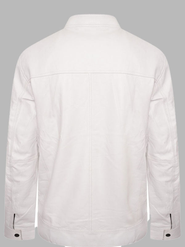 White Leather Jacket