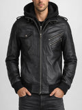 Christian-Mens-Black-Leather-Bomber-Jacket