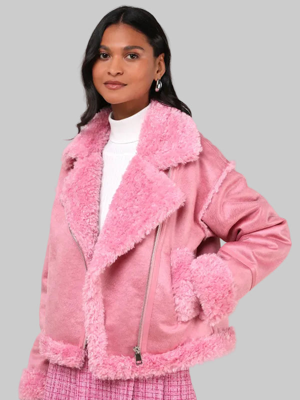 Cozy-Allover-Pink-Vegan-Leather-Shearling-Trim-Moto-Jacket