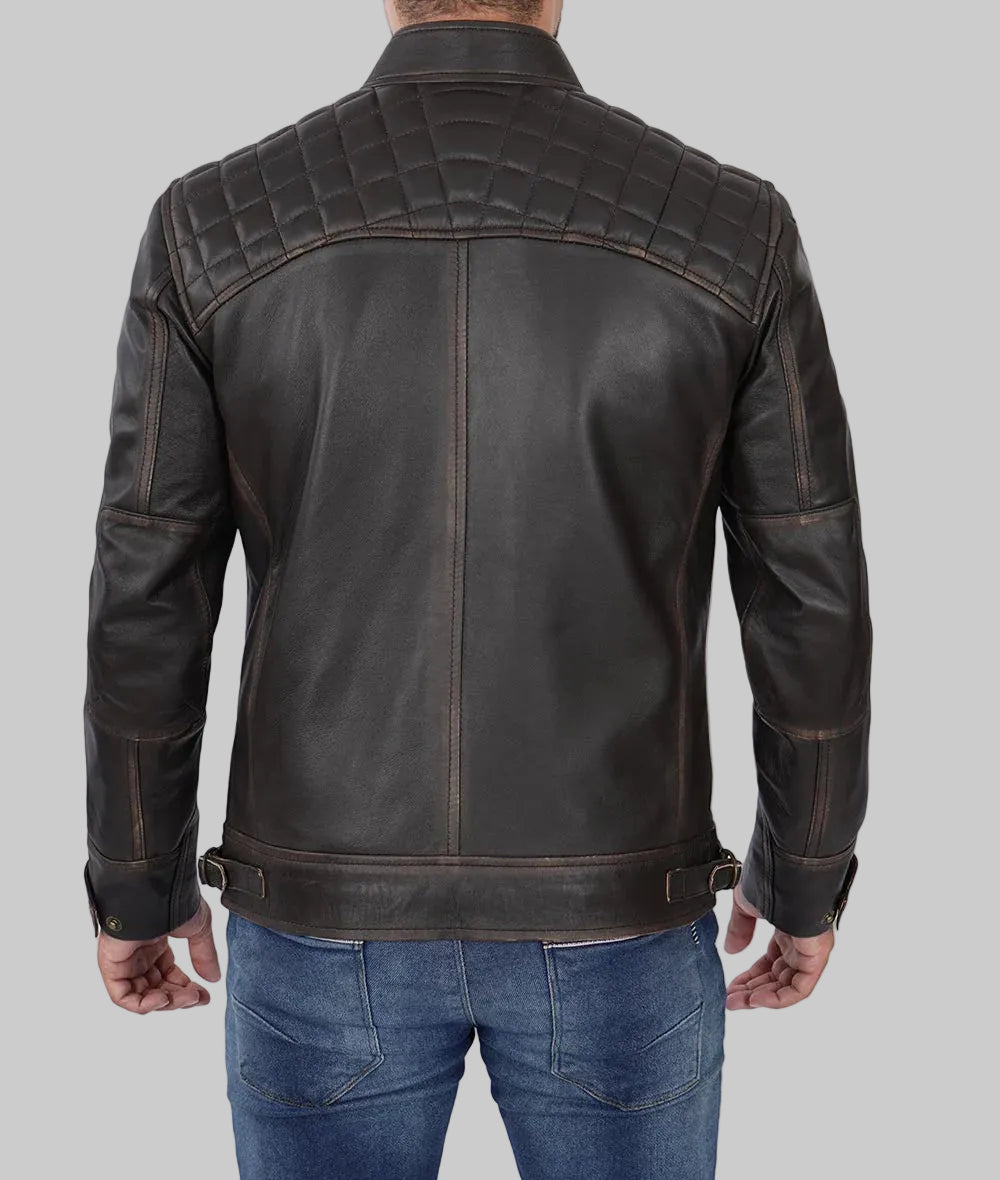 Distressed-Cafe-Racer-Mens-Leather-Jacket-In-Black