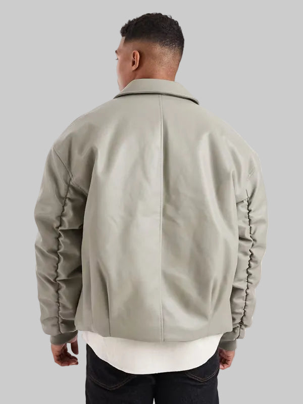 Faux-Leather-Bomber-Jacket-In-Green