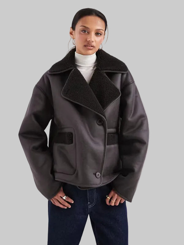 Faux-Shearling-Jacket-In-Chocolate-Brown