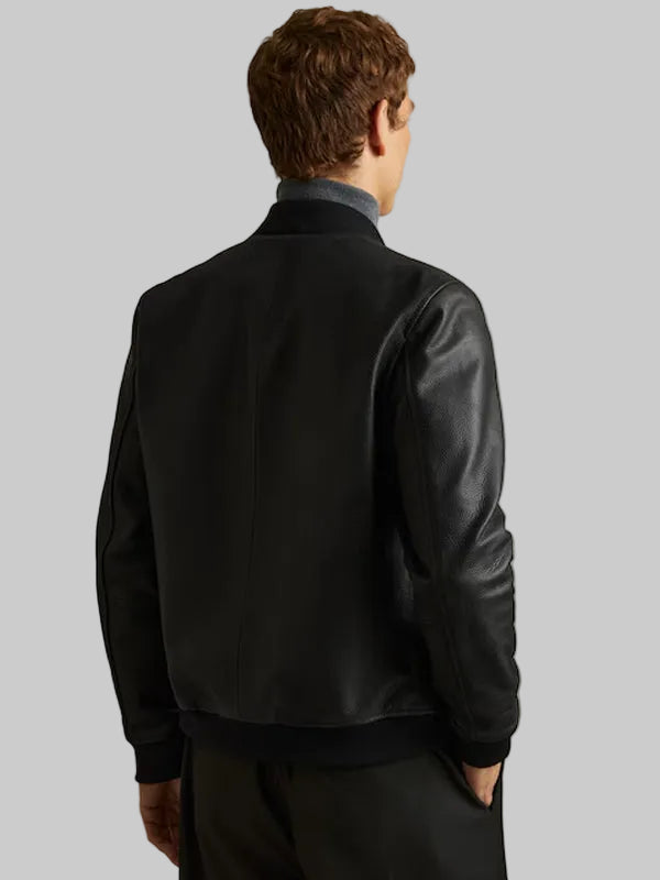 Grained-Leather-Bomber-Jacket-Black