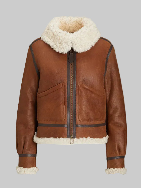 Leather-Trim-Shearling-Aviator-Jacket