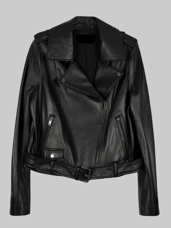 Leeron Leather Moto Jacket Black – TheLeatherHawk LTD