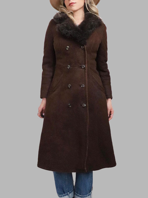 Marilyn Brown Vintage 70s Sheepskin Shearling Coat