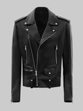 Mens-Classic-Lambskin-Black-Leather-Biker-Jacket