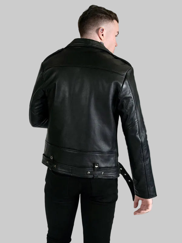 Mens-Commando-Leather-Black-Jacket