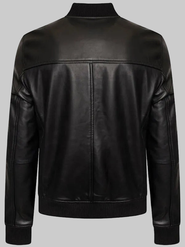 Mens-Fine-Milled-Leather-Bomber-Jacket-Back