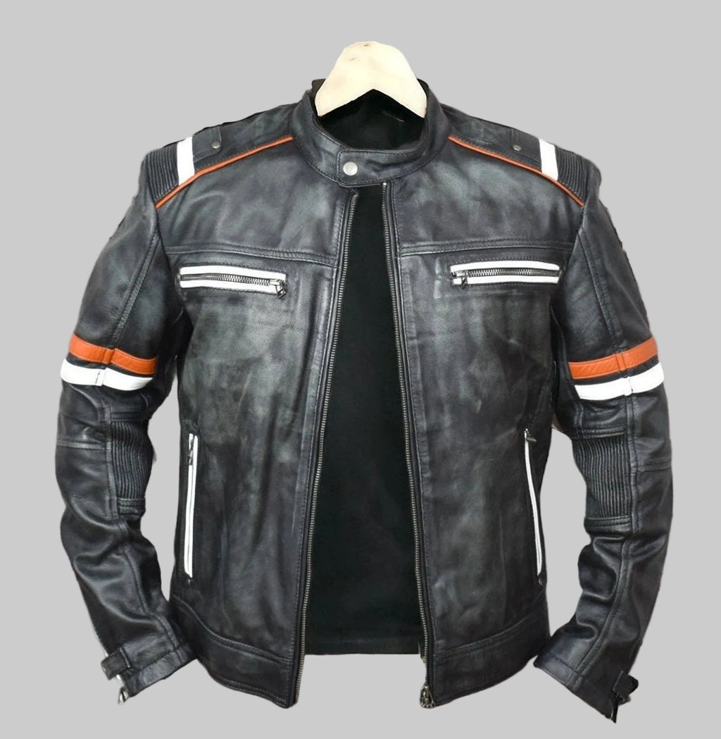 Mens-Handmade-Vintage-Style-Distressed-Black-Leather-Jacket