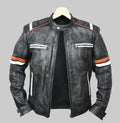 Mens-Handmade-Vintage-Style-Distressed-Black-Leather-Jacket