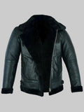 Mens-Shearling-Leather-Black-Fur-B3-RAF-Aviator-Bomber-Real-Sheepskin-Jacket