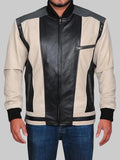 Mens-Varsity-Classic-School-Bomber-Black-and-Beige-Leather-Jacket