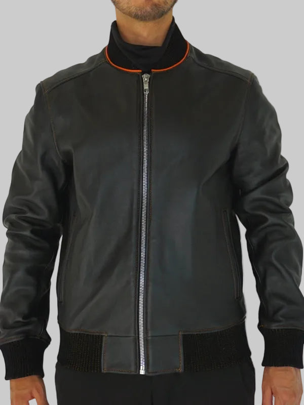 The-Magallanes-Lambskin-Leather-Bomber-Jacket-Black