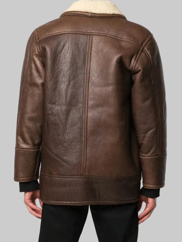Vintage-Brown-Leather-Shearling-Jacket-Back