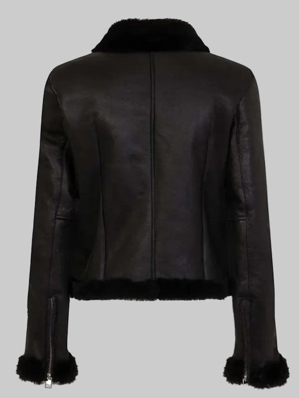 Women-Black-Aviator-Shearling-Leather-Jacket