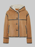 Women-RAF-B3-Hooded-Leather-Trimmed-Sheepskin-Shearling-Bomber-Leather-Jacket