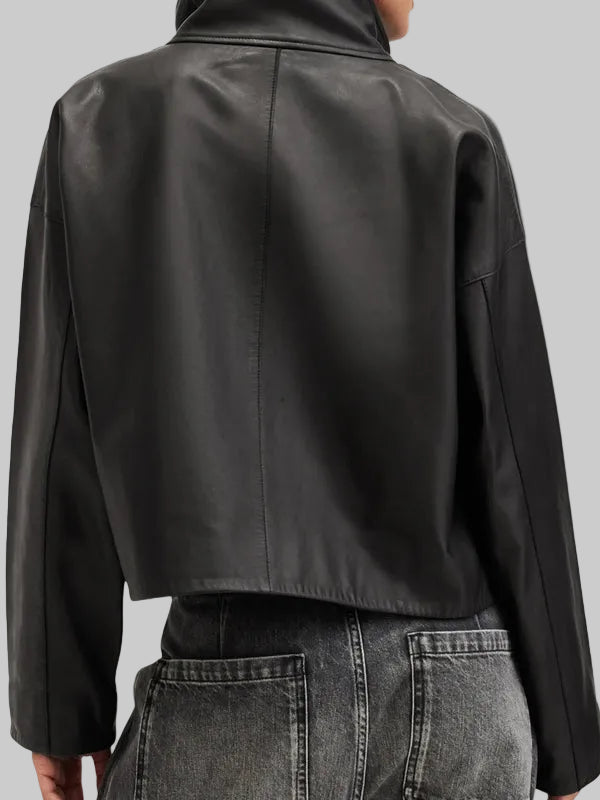 Womens-Ryder-Black-Leather-Jacket-Back