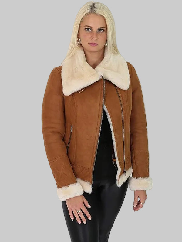 Womens-Sheepskin-Merino-Shearling-Aviator-Jacket