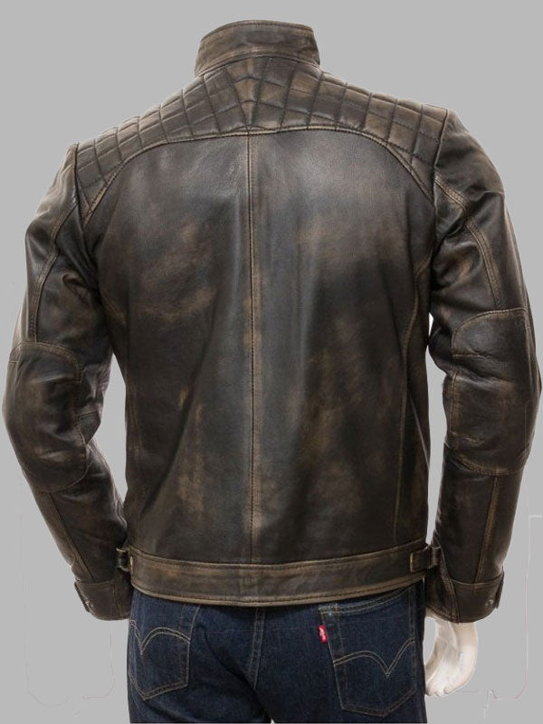 Morrow Vintage Brown Leather Jacket