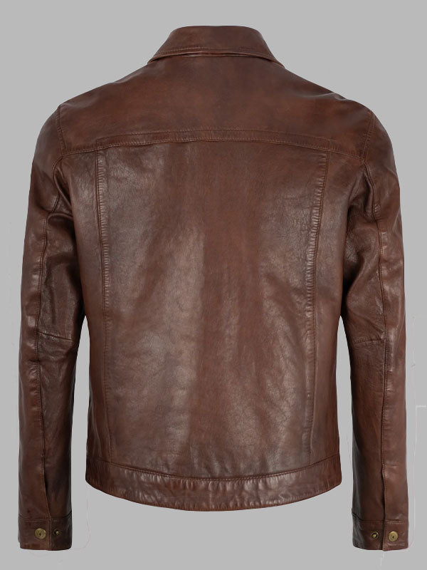 John Vintage Brown Leather Jacket